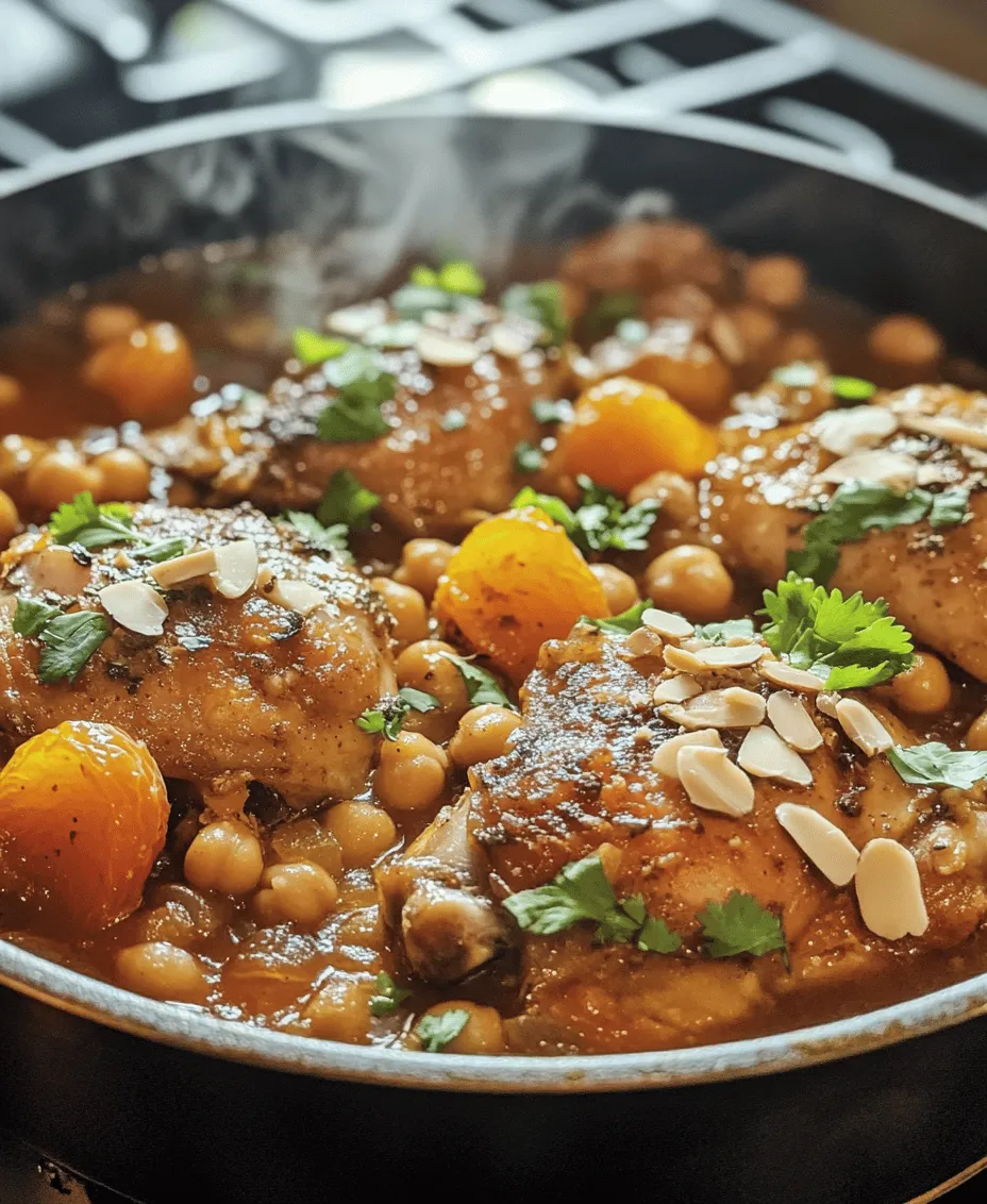 Explore the vibrant flavors of North Africa with Moroccan Spiced Chicken, a dish that brings a delightful blend of spices and textures to your table. This aromatic recipe features tender chicken thighs marinated in a symphony of spices, complemented by hearty chickpeas and sweet apricots. Perfect for a family dinner or a gathering with friends, this dish not only tantalizes the taste buds but also offers a glimpse into the rich culinary traditions of Morocco.