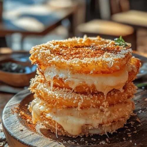 To create the perfect Baked Cheesy Onion Rings, understanding each ingredient's role is essential. Here’s a detailed breakdown of what you’ll need and how these components contribute to the overall dish.