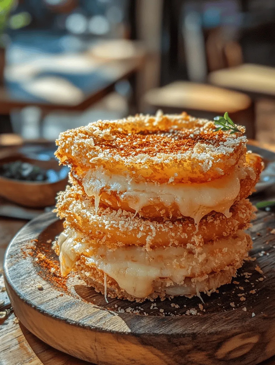 To create the perfect Baked Cheesy Onion Rings, understanding each ingredient's role is essential. Here’s a detailed breakdown of what you’ll need and how these components contribute to the overall dish.