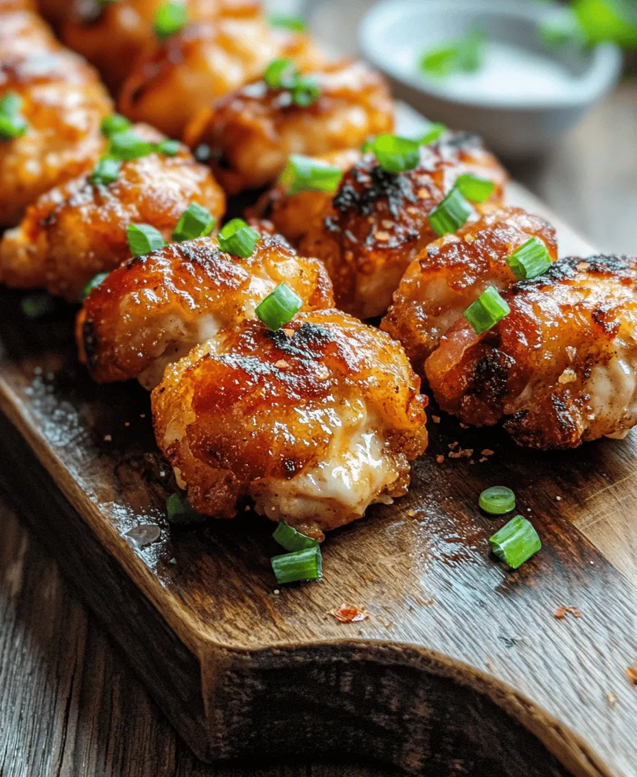 If you're searching for the ultimate appetizer that combines savory flavors and satisfying textures, look no further than cheesy bacon-wrapped chicken bites. This dish is a crowd-pleaser, making it perfect for gatherings, parties, or even a cozy night in with loved ones. The combination of tender chicken breast, rich cream cheese, sharp cheddar, and crispy bacon creates a mouthwatering experience that is hard to resist.