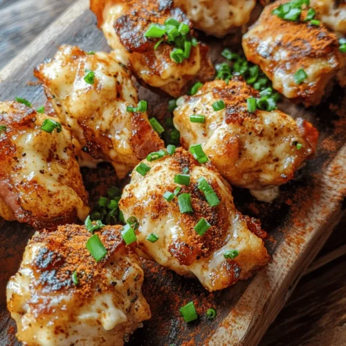 If you're searching for the ultimate appetizer that combines savory flavors and satisfying textures, look no further than cheesy bacon-wrapped chicken bites. This dish is a crowd-pleaser, making it perfect for gatherings, parties, or even a cozy night in with loved ones. The combination of tender chicken breast, rich cream cheese, sharp cheddar, and crispy bacon creates a mouthwatering experience that is hard to resist.