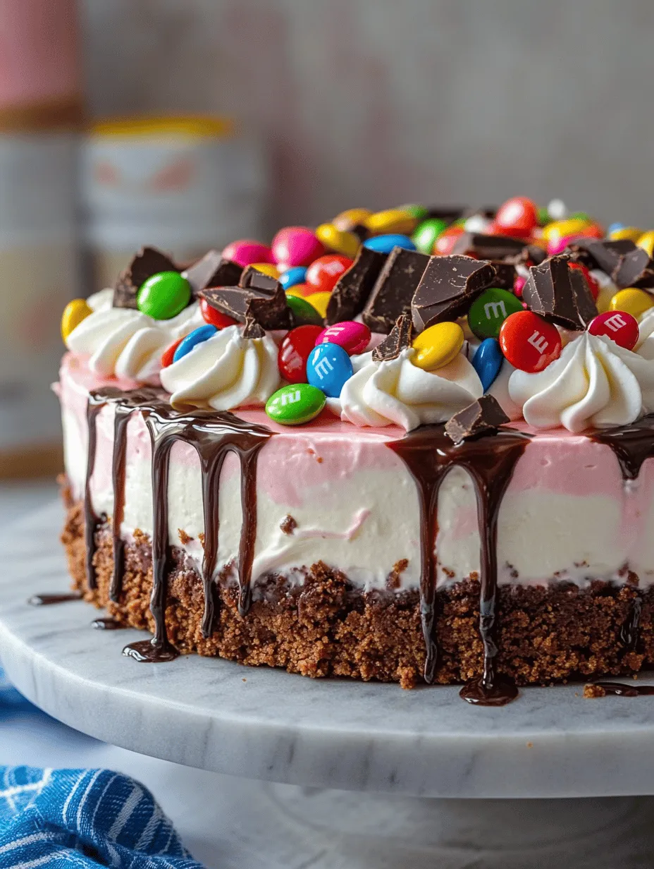 If you're on the hunt for a dessert that embodies indulgence while being incredibly easy to prepare, look no further than the Pink Paradise No-Bake M&M Snickers Cheesecake. This vibrant cheesecake combines the rich flavors of cream cheese and chocolate with the crunch of Snickers bars and the colorful pop of M&M's, creating a dessert that's as delightful to look at as it is to eat. Perfect for any occasion, whether it's a birthday celebration, a summer barbecue, or simply a sweet treat for yourself, this cheesecake is sure to impress.