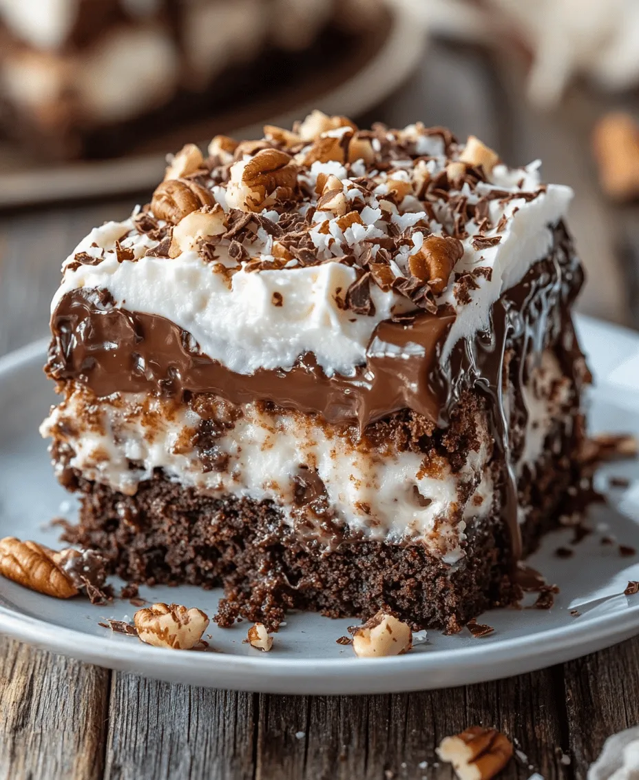 If you're a dessert lover seeking a unique and delicious treat, look no further than the German Chocolate Poke Cake. This delightful dessert has captured the hearts and taste buds of many, combining the rich, chocolatey goodness of traditional German chocolate cake with a fun twist that makes it an instant hit at any gathering. With its moist layers, decadent toppings, and the perfect blend of flavors, this cake is not just a dessert; it's an experience.