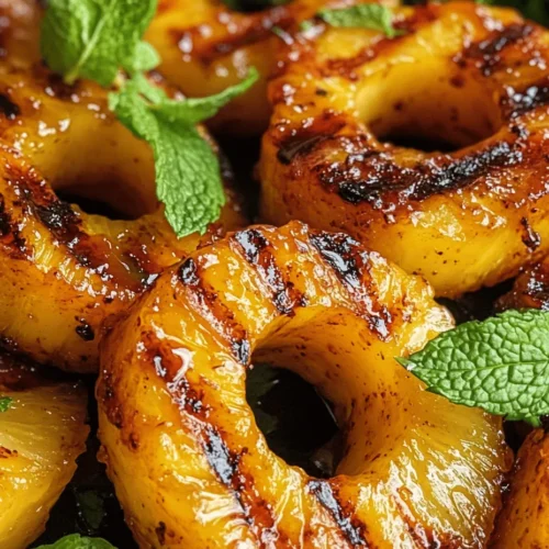 Grilled pineapple has captured the hearts (and taste buds) of food enthusiasts around the world, making its way from backyard barbecues to gourmet restaurant menus. The allure of this tropical fruit lies in its ability to transform under the heat of a grill, developing a caramelized exterior while maintaining its juicy sweetness. As culinary trends continue to evolve, grilled pineapple has emerged as a versatile ingredient, perfect for a wide range of dishes. Whether served as a refreshing dessert, a tangy side, or even as a bold addition to savory entrees, this delightful treat showcases a harmonious blend of sweet and savory flavors that tantalizes the palate.