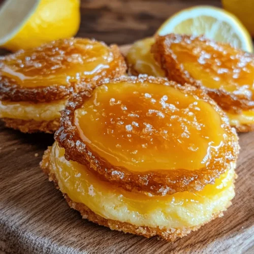Imagine biting into a cookie that is not only soft and chewy but also bursts with the bright, zesty flavor of lemon. The creamy lemon curd adds a luscious layer, while the classic crème brûlée topping provides a satisfying crunch with its caramelized sugar shell. This unique combination creates a multi-dimensional dessert experience, where each bite reveals a new layer of flavor and texture. Lemon Curd Crème Brûlée Cookies are not just a feast for the taste buds; they are also visually stunning, making them a perfect addition to any dessert table.