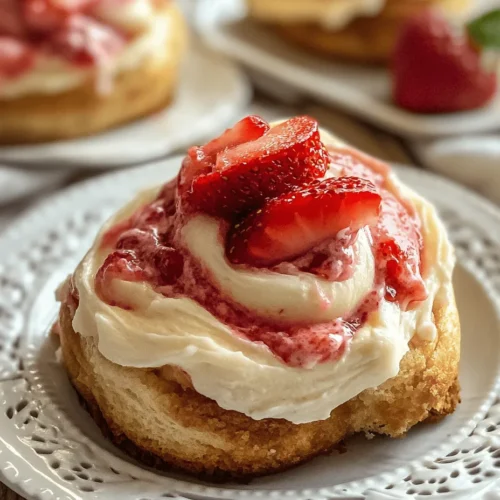 Are you ready to embark on a delightful culinary adventure that merges two beloved desserts into one irresistible treat? Picture this: soft, fluffy cinnamon rolls swirled with a luscious strawberry cheesecake filling, topped with a creamy frosting. Welcome to the world of Strawberry Cheesecake Cinnabon Rolls, where the comforting aroma of freshly baked cinnamon rolls meets the rich, tangy sweetness of cheesecake and the vibrant burst of strawberries.