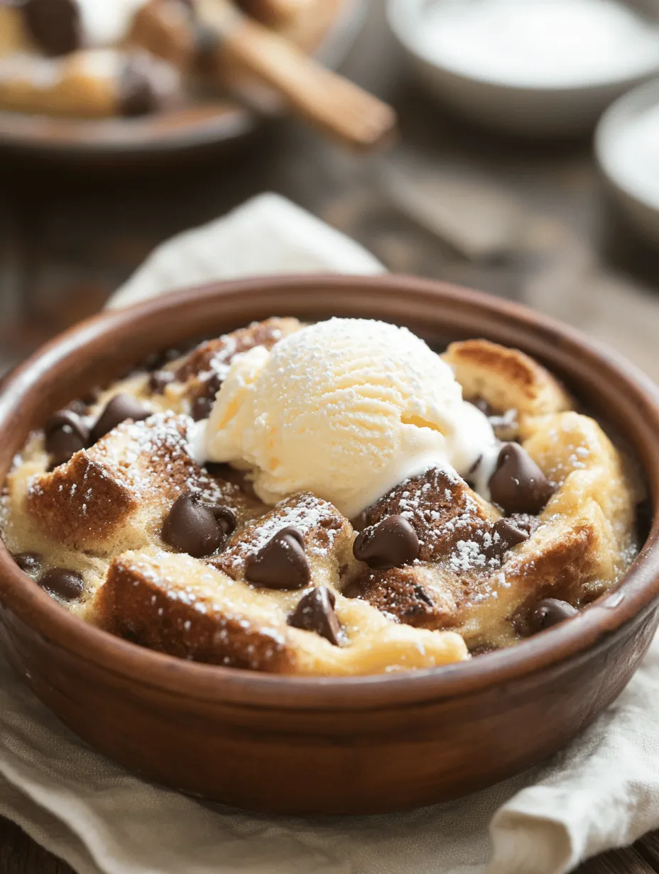When it comes to comfort food desserts, few dishes can rival the warmth and nostalgia evoked by a classic bread pudding. This delightful dish, which transforms humble ingredients into a rich and satisfying treat, has been a beloved staple in households for centuries. Among the myriad variations of this timeless dessert, the Heavenly Chocolate Chip Bread Pudding stands out as a modern classic that combines the traditional bread pudding concept with the irresistible allure of chocolate.