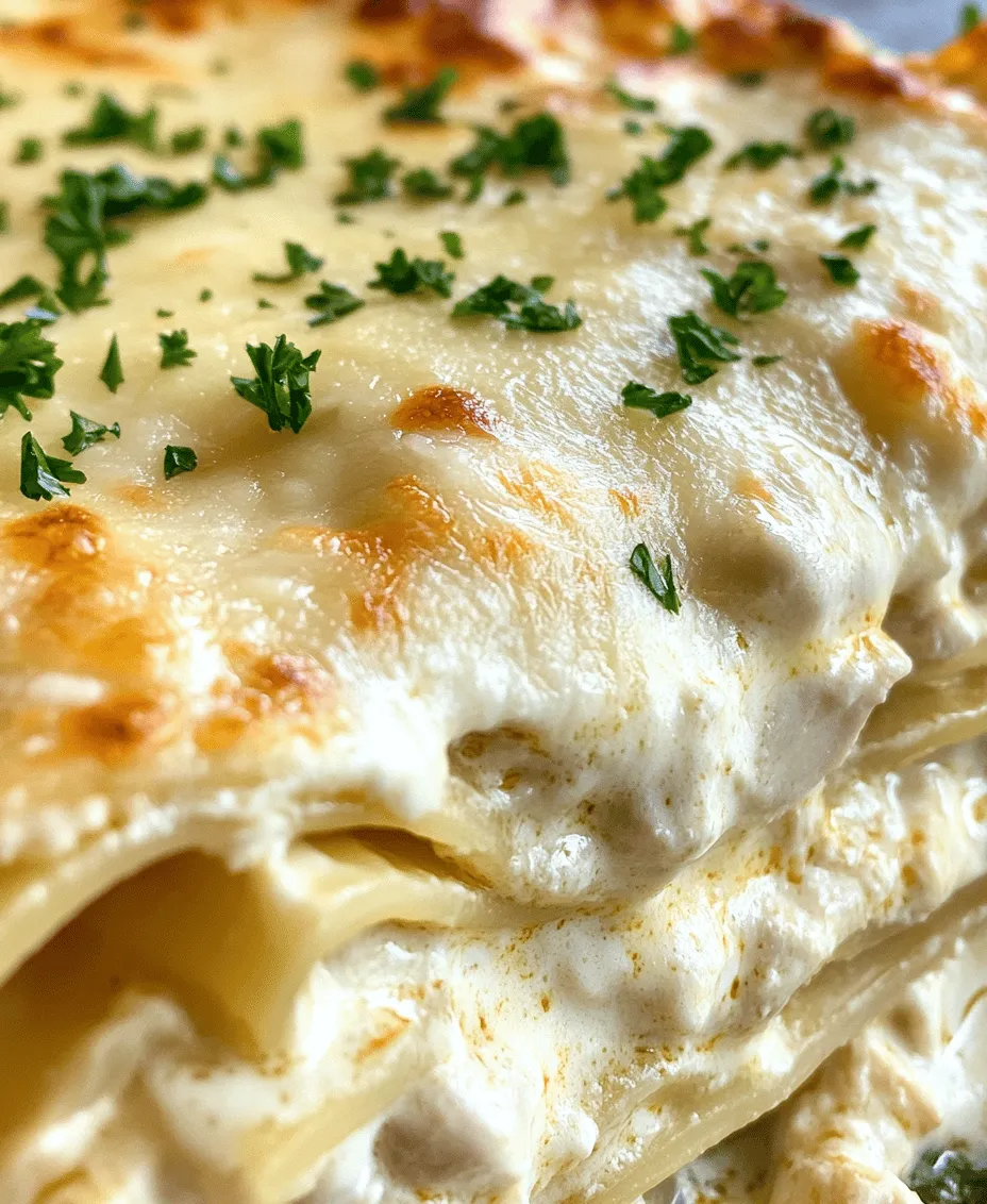 Welcome to the delightful world of Creamy Chicken Alfredo Lasagna, an irresistible dish that beautifully marries the indulgence of Alfredo sauce with tender chicken and layers of gooey cheese. This comforting meal has captured the hearts of home cooks and diners alike, becoming a staple for family gatherings, cozy dinners, and special occasions. With its rich, creamy texture and savory flavors, this lasagna is not just a meal; it's an experience that brings everyone together around the dinner table.