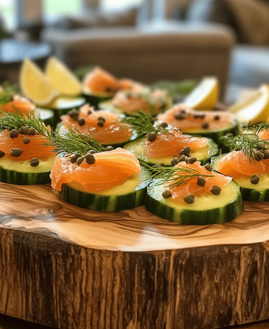 In the delightful world of appetizers, the right choice can elevate any gathering, turning a simple get-together into an unforgettable culinary experience. Quick and easy recipes are essential for busy hosts looking to impress their guests without spending hours in the kitchen. Among the myriad of choices available, Cucumber Smoked Salmon Bites stand out as a perfect blend of sophistication and simplicity. This refreshing appetizer not only tantalizes the taste buds but also adds an elegant touch to any event, from casual gatherings to formal celebrations.