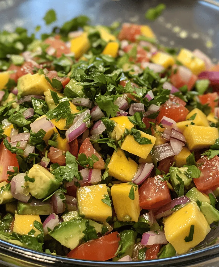 At the heart of this salad lies the avocado, a fruit celebrated for its creamy texture and rich flavor. Often hailed as a superfood, avocados are a powerhouse of nutrients. They are packed with healthy monounsaturated fats, which are beneficial for heart health and can help lower bad cholesterol levels. Additionally, avocados are rich in vitamins E, K, and C, as well as potassium and folate.