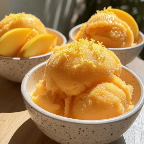 As the sun blazes overhead and temperatures rise, nothing quite satisfies like a refreshing scoop of homemade sorbet. This delightful frozen treat is not only a fantastic way to cool down but also a creative canvas for seasonal fruits. Among the myriad of sorbet flavors, peach sorbet stands out for its luscious sweetness and vibrant aroma. The Simple 4-Ingredient Peach Sorbet recipe is an easy and accessible way to enjoy the flavors of summer in your own kitchen. With just four ingredients, this recipe proves that you don't need a long list of complex components to create a deliciously satisfying dessert.