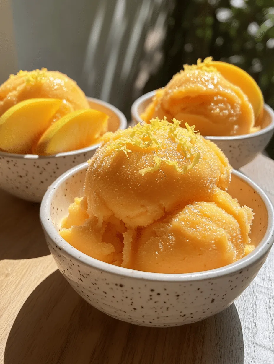 As the sun blazes overhead and temperatures rise, nothing quite satisfies like a refreshing scoop of homemade sorbet. This delightful frozen treat is not only a fantastic way to cool down but also a creative canvas for seasonal fruits. Among the myriad of sorbet flavors, peach sorbet stands out for its luscious sweetness and vibrant aroma. The Simple 4-Ingredient Peach Sorbet recipe is an easy and accessible way to enjoy the flavors of summer in your own kitchen. With just four ingredients, this recipe proves that you don't need a long list of complex components to create a deliciously satisfying dessert.