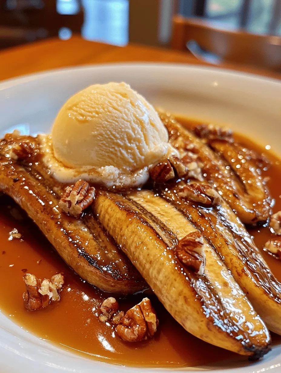 Bananas Foster is not just a dessert; it's a delightful culinary experience that marries the warmth of cooked fruit with the coolness of ice cream. Originating from the vibrant streets of New Orleans in the 1950s, this indulgent treat was created by Chef Paul Blangé at the renowned restaurant Brennan's. The dessert was named in honor of Richard Foster, a friend of the restaurant's owner, and it quickly became a classic, capturing the hearts (and taste buds) of many. This flambéed banana dish showcases the rich culinary culture of New Orleans, combining elements of French and American cuisines and reflecting the city's vibrant spirit.