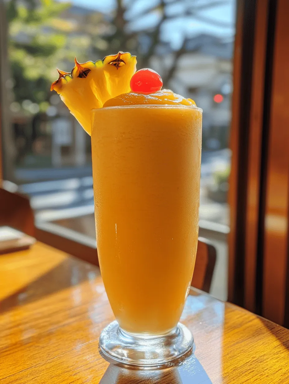 Are you in search of a refreshing drink that encapsulates the essence of a tropical paradise? Look no further than the Tropical Bliss Pina Colada Smoothie. This delightful beverage combines the vibrant flavors of fresh pineapple, creamy coconut, and ripe bananas, creating a taste sensation that transports your taste buds straight to a sun-soaked beach. With its tropical flair, this smoothie not only tantalizes your palate but also provides a wealth of health benefits, making it a perfect addition to your daily routine.