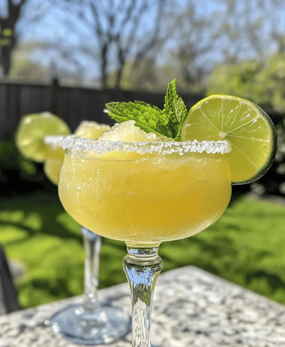 When the temperature rises and the sun shines brighter, there's nothing more refreshing than a chilled cocktail to sip while basking in the warmth. Enter the Frozen Limoncello Margarita, a delightful twist on the classic margarita that combines the zesty brightness of limoncello with the tangy goodness of lime and the smooth kick of tequila. Perfect for summer gatherings, beach parties, or backyard barbecues, this cocktail is not just a drink; it's a mini-vacation in a glass.