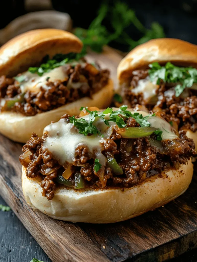 If you’re a fan of delicious, hearty meals that are easy to whip up during a busy week, then the Philly Cheese Steak Sloppy Joes are bound to become a staple in your kitchen. This inventive recipe marries the classic flavors of two iconic American dishes: the sloppy joe and the Philly cheese steak. Imagine savoring the rich, savory taste of a cheese steak, all while enjoying the casual, comforting vibe of a sloppy joe. This dish is perfect for family dinners, casual gatherings, or even a game day feast, offering a delightful twist on traditional sloppy joes that everyone will love.