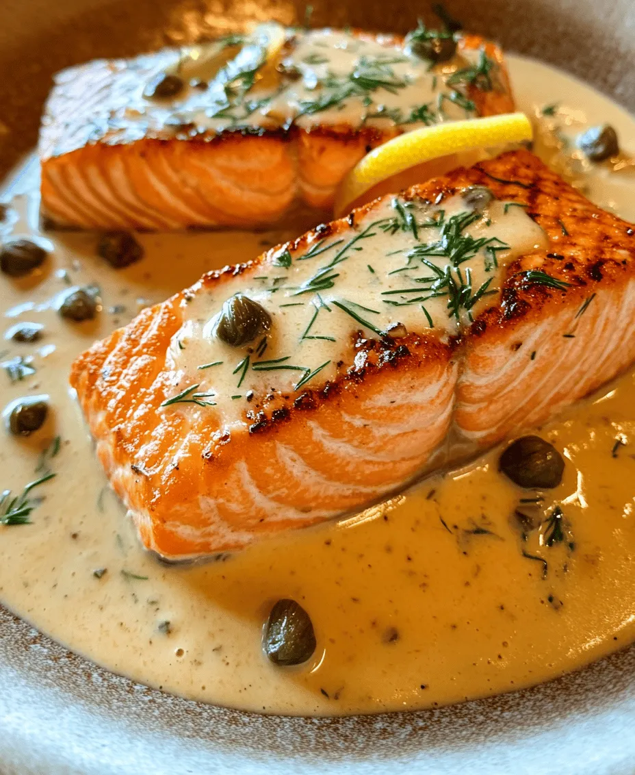 When it comes to creating a dish that effortlessly combines elegance with comfort, few recipes can rival Salmon with Lemon Cream Sauce. This dish showcases the rich, buttery flavor of salmon perfectly complemented by a zesty and creamy sauce that brightens every bite. The marriage of these elements not only tantalizes the taste buds but also brings a touch of sophistication to your dining experience. Whether you're planning a casual weeknight dinner or a special occasion meal, this recipe delivers on both flavor and presentation, making it a versatile choice for any culinary occasion.