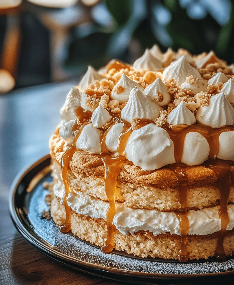 Caramel Cloud Cake is a delightful dessert that captures the hearts of cake lovers with its unique blend of textures and flavors. Imagine a cake that boasts a soft, airy structure reminiscent of a fluffy cloud, enveloped in a rich, luscious caramel sauce that adds a decadent touch to every bite. This cake is not just a treat for the taste buds; it’s also a feast for the eyes, making it an elegant centerpiece for any gathering.