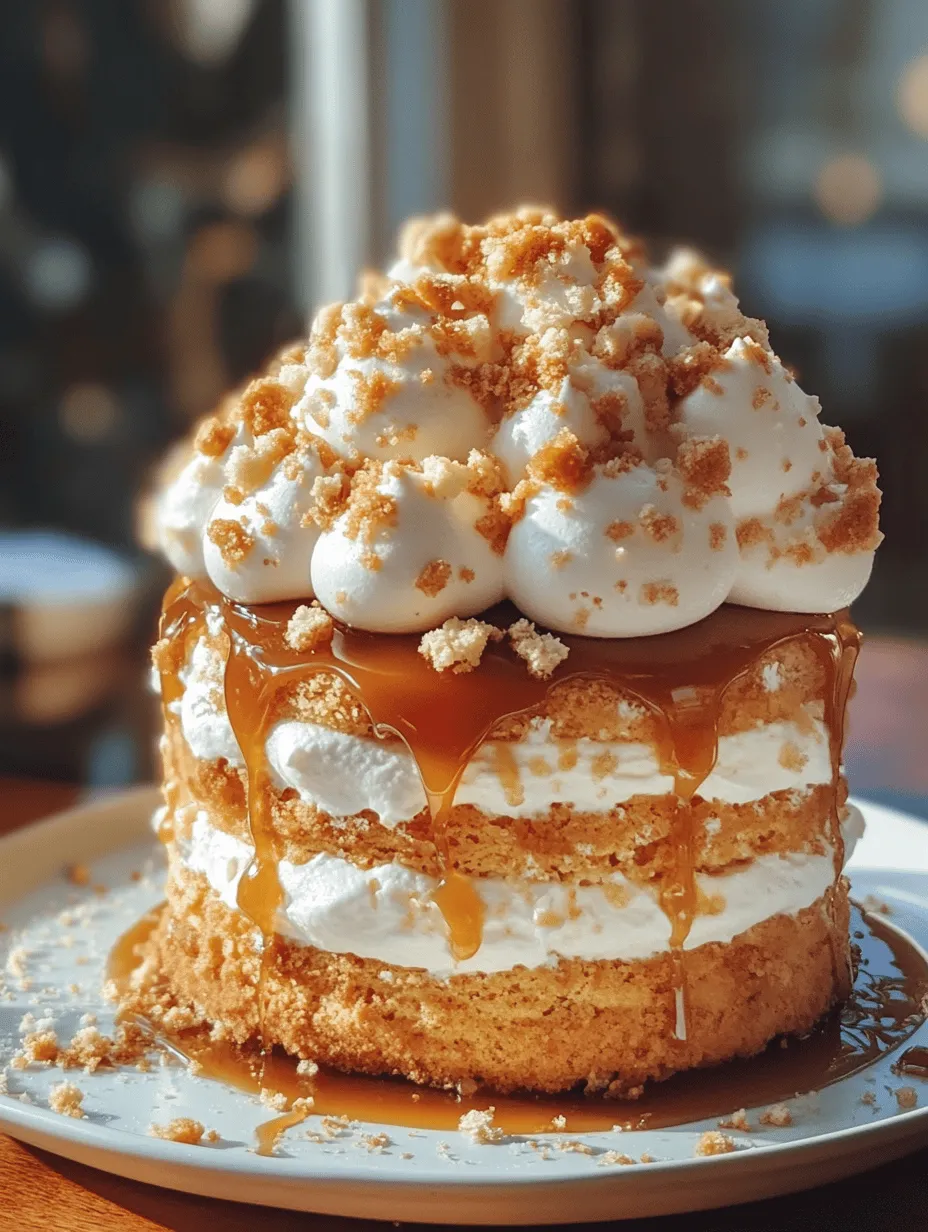 Caramel Cloud Cake is a delightful dessert that captures the hearts of cake lovers with its unique blend of textures and flavors. Imagine a cake that boasts a soft, airy structure reminiscent of a fluffy cloud, enveloped in a rich, luscious caramel sauce that adds a decadent touch to every bite. This cake is not just a treat for the taste buds; it’s also a feast for the eyes, making it an elegant centerpiece for any gathering.