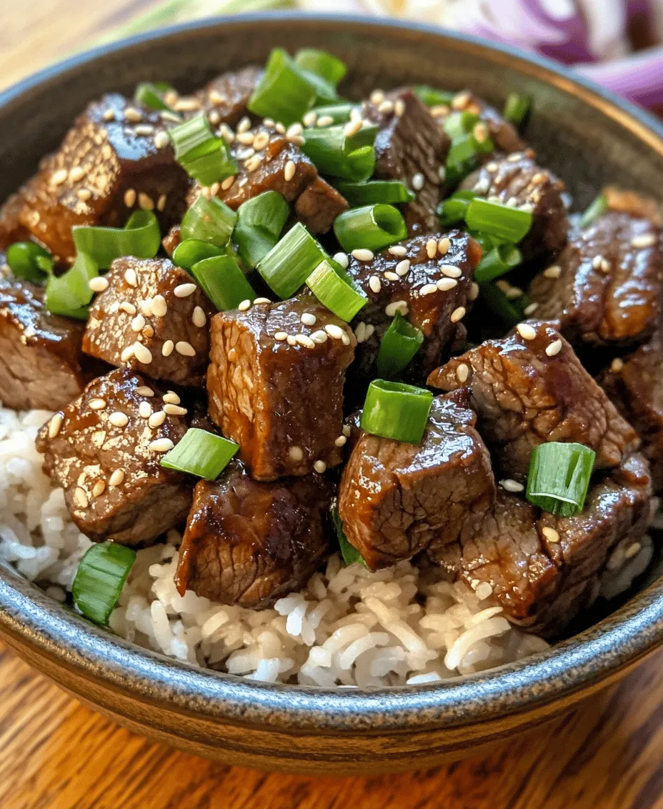 In today's fast-paced world, finding a delicious yet convenient meal can be a challenge. Enter Savory Slow Cooker Steak Bites with Soy Sauce – a mouthwatering dish that combines the rich flavors of beef sirloin with a delightful marinade that infuses every bite. This recipe not only highlights the use of a slow cooker for effortless cooking but also embraces the umami essence of soy sauce, complemented by garlic, ginger, and a hint of sweetness from brown sugar. Perfect for busy weeknights or as a crowd-pleaser for gatherings, these steak bites are sure to become a staple in your culinary repertoire.