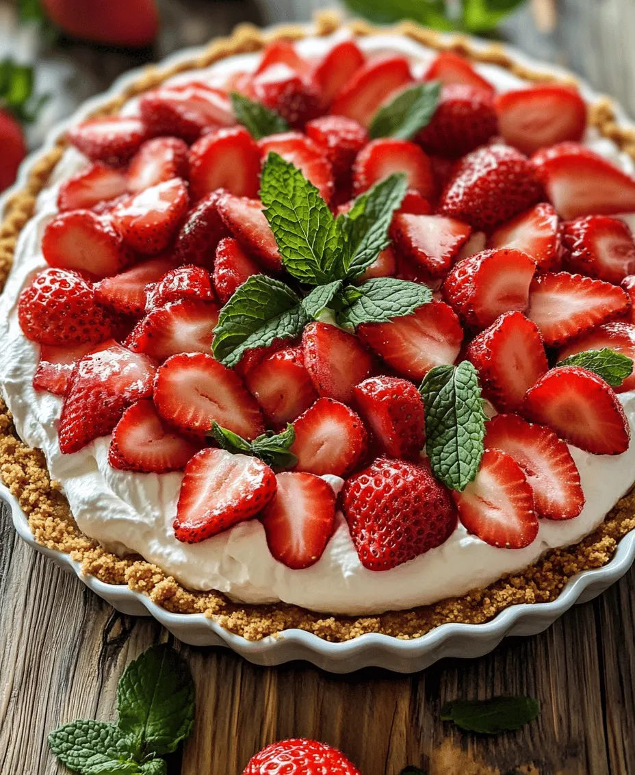 As the warm sun graces us with its presence and summer gatherings fill our calendars, nothing quite embodies the spirit of the season like a Strawberry Icebox Pie. This delightful dessert is not just a feast for the eyes with its vibrant hues of red and white; it also transports your taste buds to a place of pure bliss with its refreshing flavors. The combination of fresh strawberries, creamy filling, and a crunchy graham cracker crust creates a symphony of textures and tastes that is both nostalgic and invigorating.
