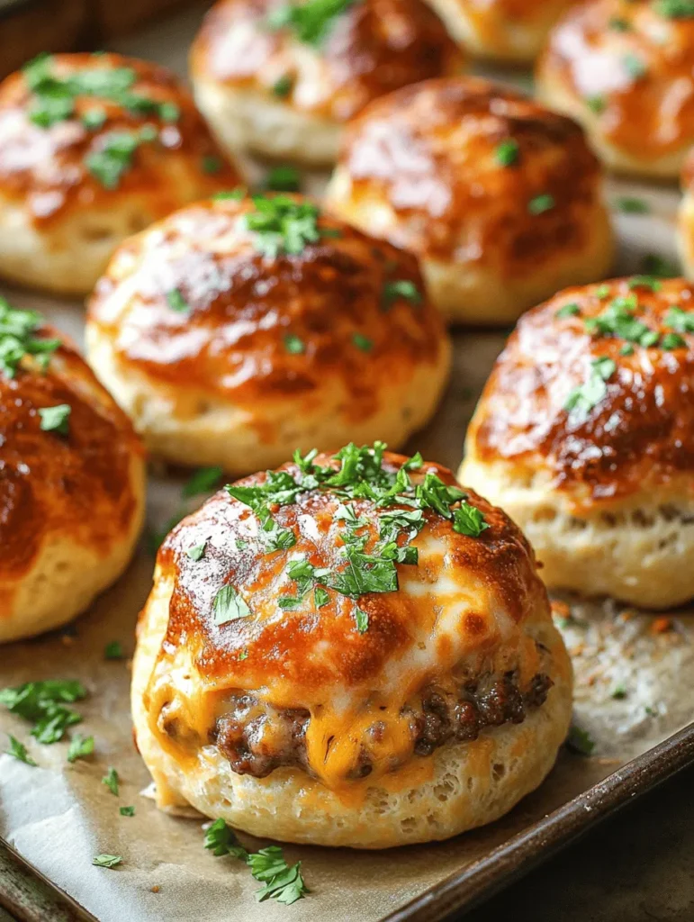 Are you ready to elevate your snack game to a whole new level? Meet the Garlic Parmesan Cheeseburger Bombs—a mouthwatering fusion that combines the classic flavors of a cheeseburger with the irresistible allure of garlic and Parmesan. This recipe is not just a treat for your taste buds; it’s a celebration of flavors that will have your family and friends clamoring for more.