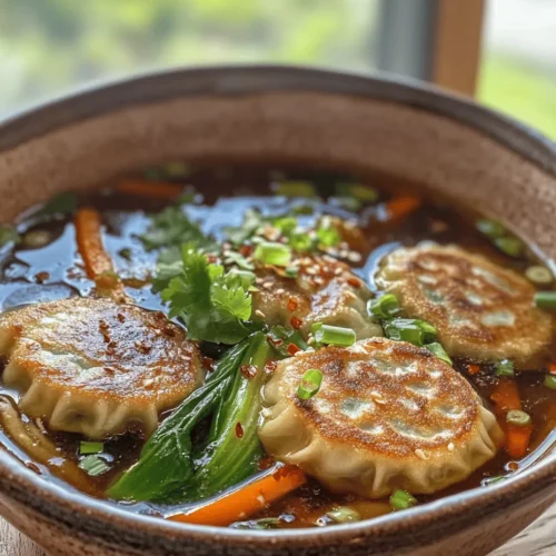 In recent years, the culinary world has witnessed a resurgence in the popularity of comforting soups, as they provide warmth and satisfaction during both chilly evenings and busy weeknights. With their rich flavors and heartwarming aromas, soups have become a staple in home cooking, allowing families to gather around the table and enjoy a delightful meal together. Among these comforting dishes, the Cozy Potsticker Soup stands out as a unique and flavorful option that combines the beloved elements of potstickers with a savory broth, making it an irresistible choice for any season.