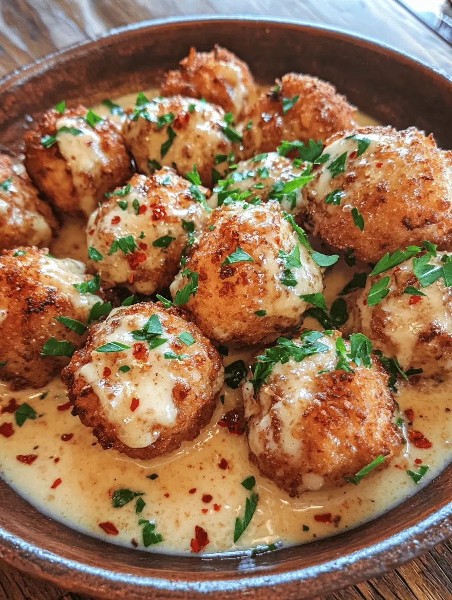 If you’re searching for a dish that embodies comfort, flavor, and versatility, look no further than Garlic Butter Chicken Balls with Creamy Parmesan Sauce. This delightful recipe marries the rich, savory notes of garlic and butter with succulent chicken, creating bite-sized balls that are not only delicious but also incredibly satisfying. The addition of a creamy Parmesan sauce elevates this dish, making it a perfect complement for various occasions.
