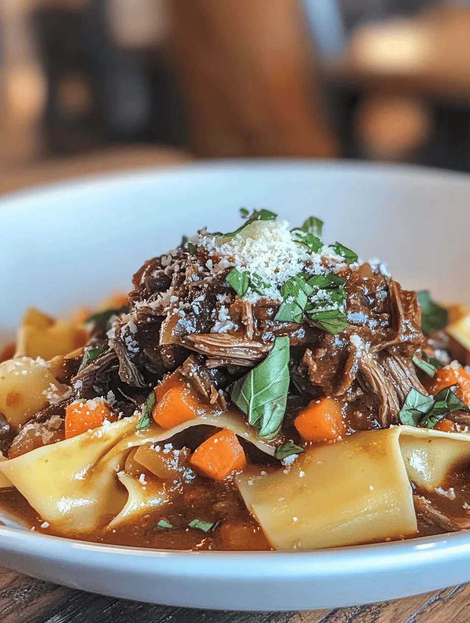 Slowly Braised Short Rib Ragu is a dish that embodies the heart and soul of Italian cuisine. This rich, savory ragu is made from tender, succulent short ribs that have been braised to perfection, allowing the meat to absorb a medley of flavors from a carefully crafted sauce. With its deep, robust taste and comforting texture, this dish has earned its place as a favorite among both home cooks and professional chefs alike.