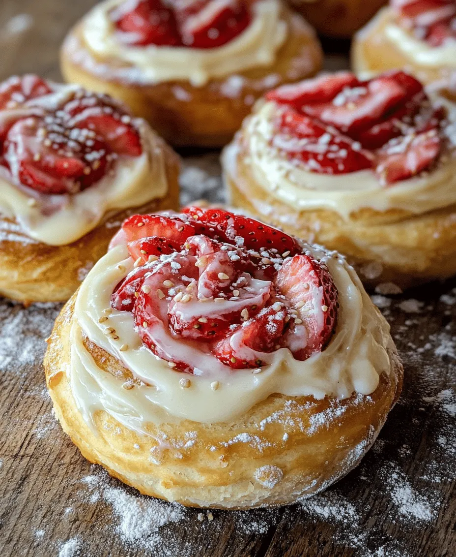 The foundation of any great recipe lies in its ingredients. For our Strawberry Cheesecake Sweet Rolls, using high-quality components is crucial to achieving the best flavor and texture. Let’s take a closer look at the primary ingredients that will elevate this recipe: