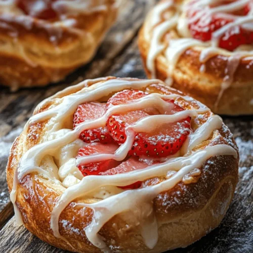 The foundation of any great recipe lies in its ingredients. For our Strawberry Cheesecake Sweet Rolls, using high-quality components is crucial to achieving the best flavor and texture. Let’s take a closer look at the primary ingredients that will elevate this recipe: