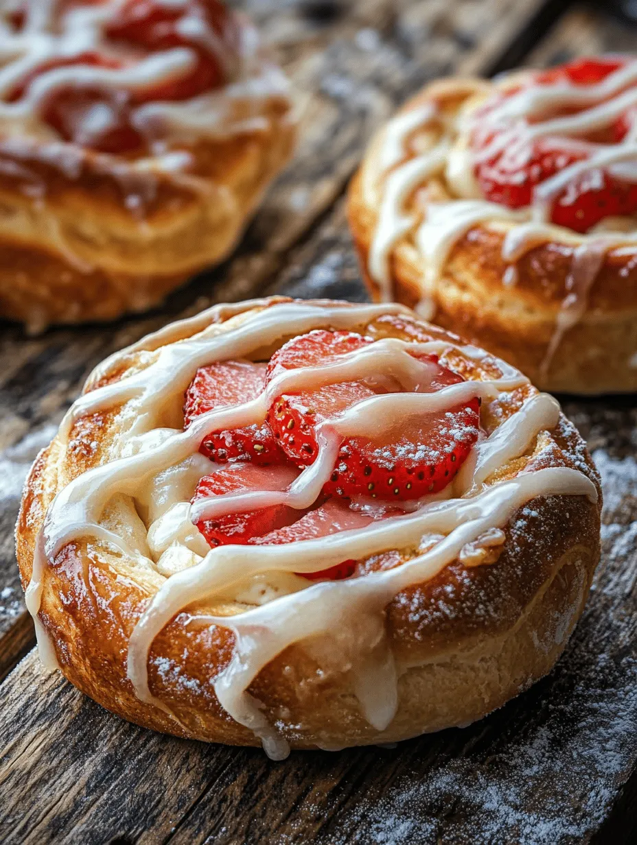The foundation of any great recipe lies in its ingredients. For our Strawberry Cheesecake Sweet Rolls, using high-quality components is crucial to achieving the best flavor and texture. Let’s take a closer look at the primary ingredients that will elevate this recipe: