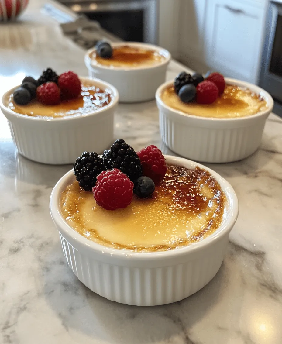 Crème brûlée is a timeless classic that has enchanted dessert lovers for generations. This luxurious dessert features a velvety custard base topped with a layer of hard caramel—a delightful contrast that creates a satisfying crack when tapped with a spoon. Each bite is a harmonious blend of rich creaminess and sweet caramel, making crème brûlée a standout in the world of desserts.