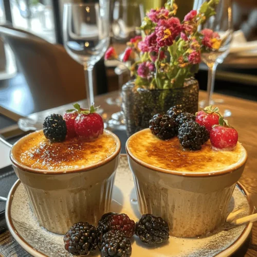 Crème brûlée is a timeless classic that has enchanted dessert lovers for generations. This luxurious dessert features a velvety custard base topped with a layer of hard caramel—a delightful contrast that creates a satisfying crack when tapped with a spoon. Each bite is a harmonious blend of rich creaminess and sweet caramel, making crème brûlée a standout in the world of desserts.