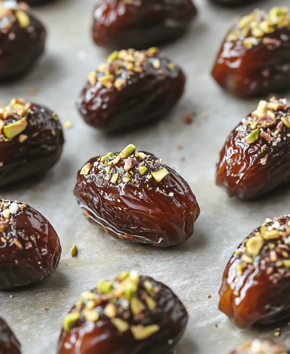 In the realm of delectable desserts, stuffed dates have emerged as a popular sweet treat that combines rich flavors with wholesome ingredients. These bite-sized delights are not only visually appealing but also offer a unique blend of textures, making them a favorite among dessert enthusiasts and health-conscious snackers alike. The delightful combination of sweet Medjool dates, creamy pistachio filling, and decadent dark chocolate creates a luxurious indulgence that can elevate any occasion.