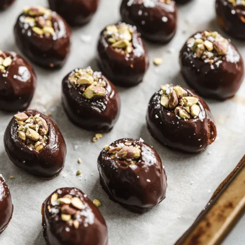 In the realm of delectable desserts, stuffed dates have emerged as a popular sweet treat that combines rich flavors with wholesome ingredients. These bite-sized delights are not only visually appealing but also offer a unique blend of textures, making them a favorite among dessert enthusiasts and health-conscious snackers alike. The delightful combination of sweet Medjool dates, creamy pistachio filling, and decadent dark chocolate creates a luxurious indulgence that can elevate any occasion.
