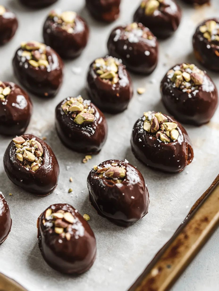 In the realm of delectable desserts, stuffed dates have emerged as a popular sweet treat that combines rich flavors with wholesome ingredients. These bite-sized delights are not only visually appealing but also offer a unique blend of textures, making them a favorite among dessert enthusiasts and health-conscious snackers alike. The delightful combination of sweet Medjool dates, creamy pistachio filling, and decadent dark chocolate creates a luxurious indulgence that can elevate any occasion.