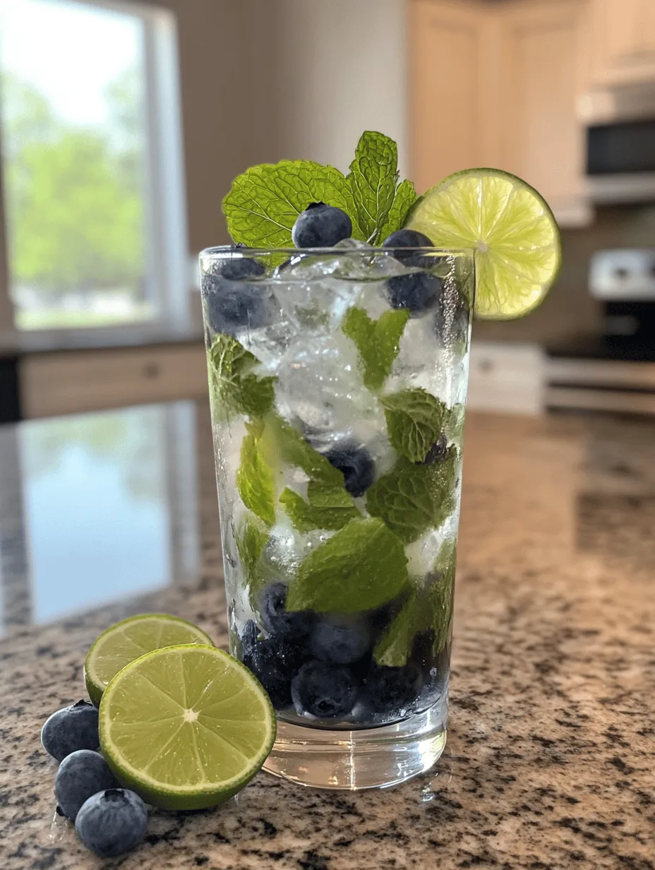 In recent years, mocktails have surged in popularity, providing a refreshing alternative to traditional cocktails at social gatherings. As health-conscious choices become increasingly important, many people are seeking out ways to enjoy festive drinks without the effects of alcohol. Enter the Blueberry Mojito Mocktail, a delightful non-alcoholic beverage that beautifully combines the sweetness of fresh blueberries with the refreshing zing of mint and lime. This vibrant drink not only pleases the palate but also serves as a guilt-free indulgence that everyone at your gathering can enjoy.