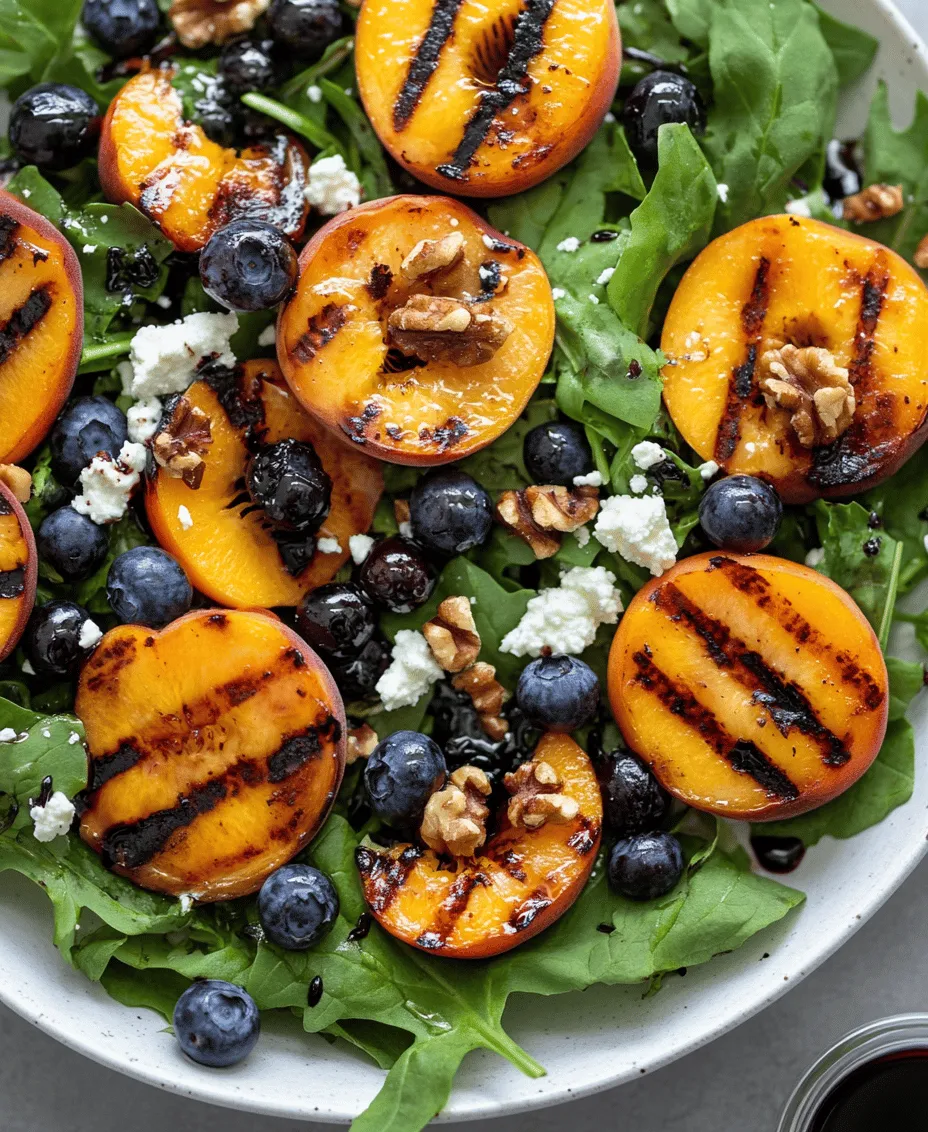 As the warm embrace of summer rolls in, our palates crave vibrant, fresh flavors that celebrate the season's bounty. The Grilled Peach & Blueberry Bliss Salad is a delightful combination of sweet and savory elements, making it an ideal dish for warm weather dining. This salad not only highlights the delicious flavors of seasonal fruits but also incorporates nutritious greens and protein-rich ingredients, transforming it into a well-rounded meal.
