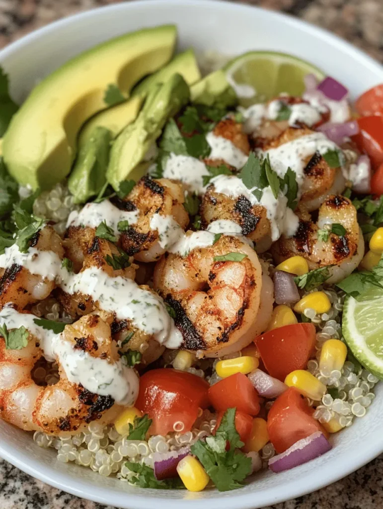 When it comes to vibrant and nutritious meals, few dishes can compete with a Grilled Shrimp Bowl topped with Avocado, Corn Salsa, and a creamy sauce. This delightful recipe not only tantalizes the taste buds but also showcases a medley of fresh ingredients that work harmoniously together. Whether you are seeking a quick weeknight dinner or an impressive dish for a gathering, this grilled shrimp bowl is the perfect choice.