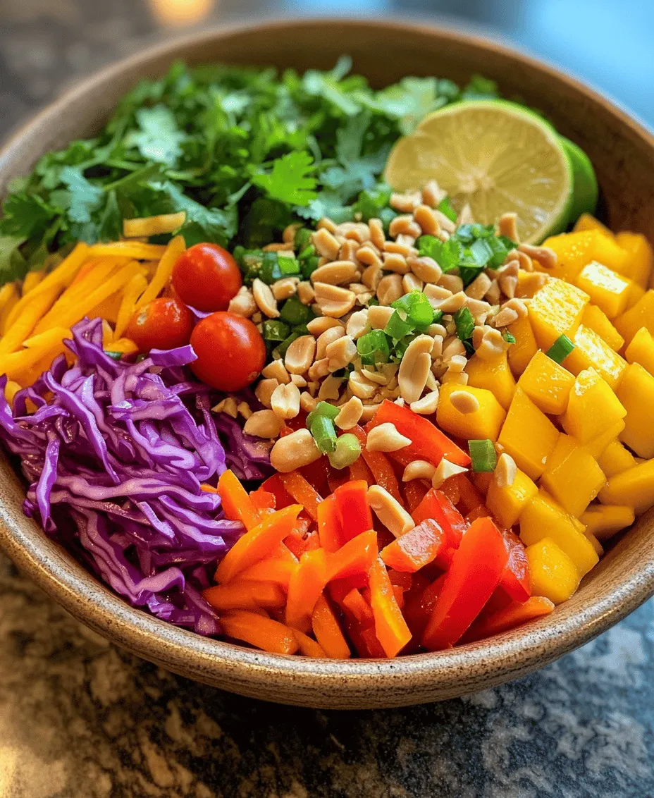 Thai cuisine has taken the culinary world by storm, known for its vibrant flavors, aromatic herbs, and a perfect harmony of sweet, spicy, and savory elements. Among the many delightful dishes that Thailand has to offer, the Sweet & Spicy Thai Mango Salad stands out as a refreshing option that's perfect for warm weather and summer gatherings. This dish captures the essence of Thai cooking, showcasing the country's love for fresh ingredients and bold flavors.