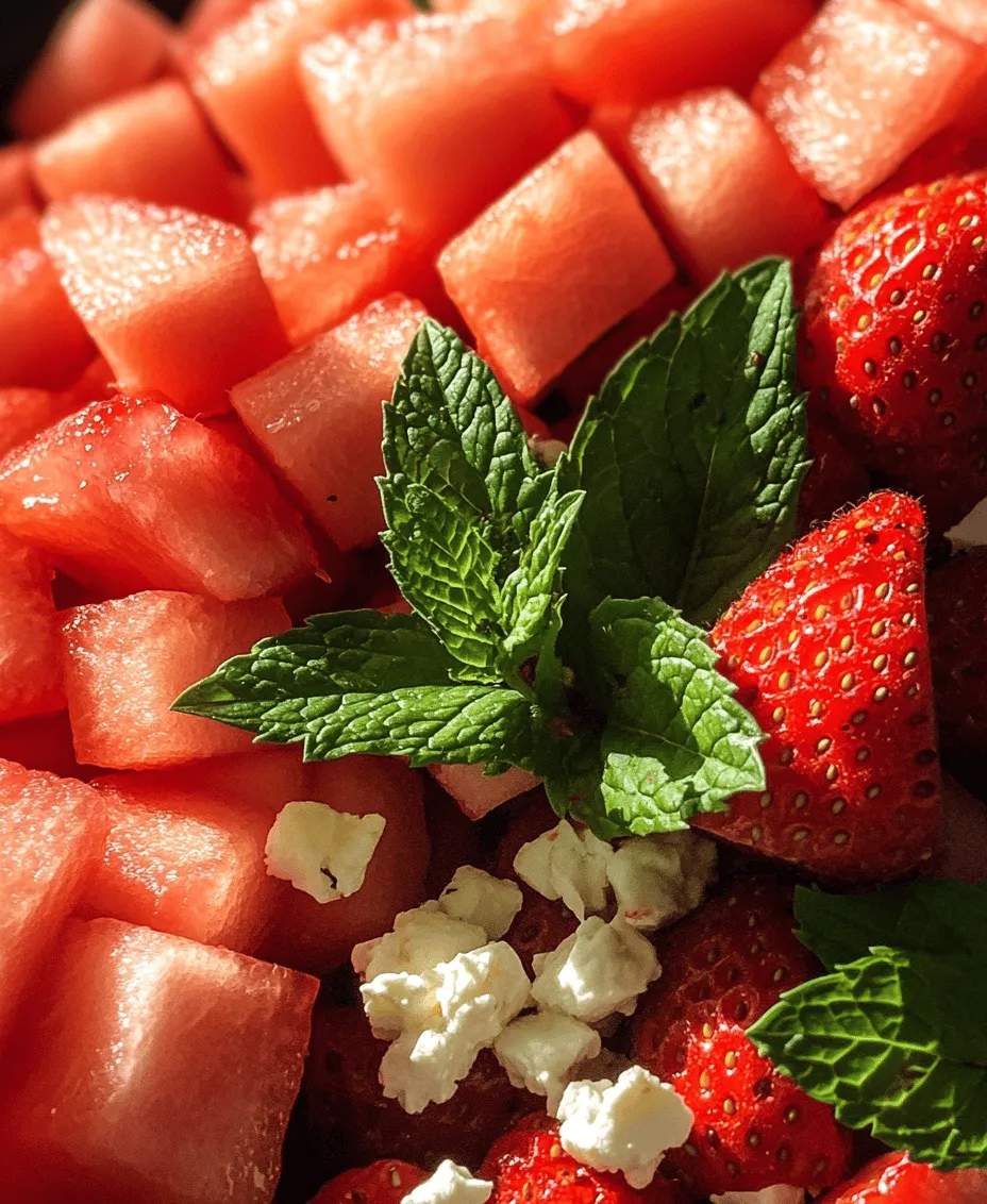 As the summer sun blazes overhead, there’s nothing quite like a refreshing dish to cool you down and satisfy your taste buds. Enter the Refreshing Watermelon Strawberry Delight—a vibrant salad that embodies the essence of summer through its colorful array of seasonal fruits. This delightful dish is not only visually appealing but also packed with flavors that perfectly complement each other, making it an ideal choice for gatherings, barbecues, or simply a light and healthy snack on a hot day.