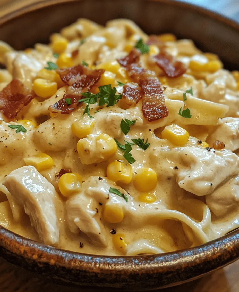 When it comes to comforting meals that leave you feeling satisfied and warm, few dishes can compete with creamy chicken pasta. This recipe for Creamy Chicken Pasta with Corn and Bacon is the perfect blend of flavors and textures that make it an instant favorite for families and gatherings alike. The rich, velvety sauce enveloping tender pasta, succulent chicken, and the delightful crunch of bacon creates a dish that feels both indulgent and heartwarming.