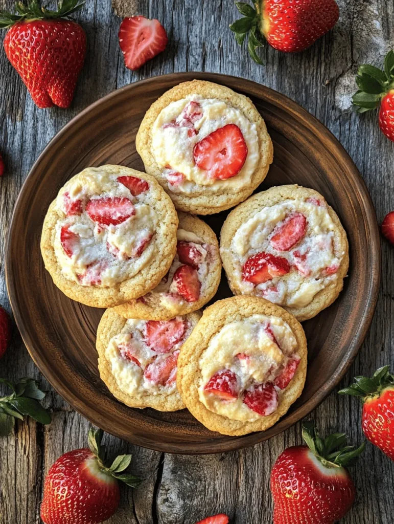 If you're looking for a sweet treat that beautifully combines the classic comfort of cookies with the luscious flavors of cheesecake and fresh strawberries, then look no further than Strawberry Cheesecake Stuffed Cookies. These delightful cookies are a true celebration of flavor and texture, featuring a soft and chewy cookie enveloping a creamy cheesecake filling, punctuated by bursts of juicy strawberries. Whether you're hosting a summer picnic, celebrating a birthday, or simply craving a sweet indulgence, these cookies are the perfect choice for any occasion.