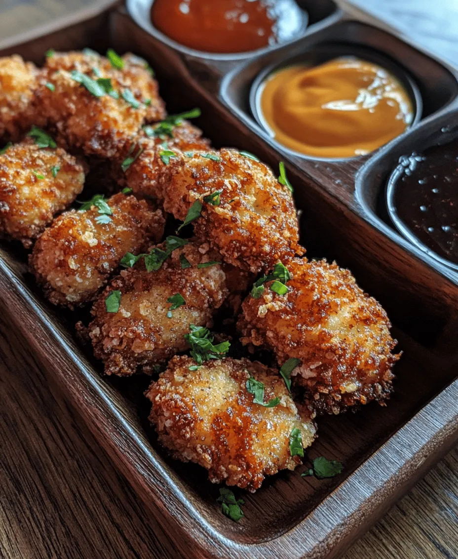 Homemade chicken nuggets have long been a beloved comfort food, cherished for their crunchy exterior and tender, juicy interior. Unlike their fast-food counterparts, homemade nuggets offer the opportunity to customize flavors and use high-quality ingredients, making them a healthier and more satisfying option. Today, we will dive into a delightful recipe for Crispy Joy Bites, which elevate the humble chicken nugget to new heights with an irresistible crispy texture, a flavorful marinade, and unmatched versatility in serving.
