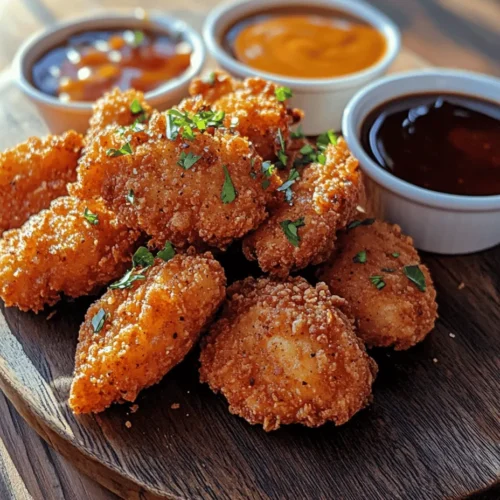 Homemade chicken nuggets have long been a beloved comfort food, cherished for their crunchy exterior and tender, juicy interior. Unlike their fast-food counterparts, homemade nuggets offer the opportunity to customize flavors and use high-quality ingredients, making them a healthier and more satisfying option. Today, we will dive into a delightful recipe for Crispy Joy Bites, which elevate the humble chicken nugget to new heights with an irresistible crispy texture, a flavorful marinade, and unmatched versatility in serving.