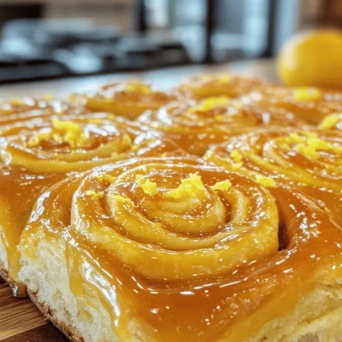 There’s something undeniably enchanting about the aroma of freshly baked sweet rolls wafting through your home. The allure of homemade sweet rolls is not just in their fluffy texture or the warmth they bring on a chilly morning, but in the anticipation of that first bite. Imagine sinking your teeth into a roll that is both soft and sweet, with a hint of citrus that dances on your palate. Enter the Zesty Lemon Sweet Rolls—a delightful twist on a classic recipe that takes the comforting essence of sweet rolls and elevates it with the bright, refreshing flavor of lemon.