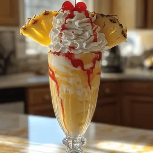There’s something undeniably enchanting about tropical flavors that instantly transports you to sun-kissed beaches, swaying palm trees, and a laid-back summer vibe. As the weather warms up, the allure of refreshing treats becomes even more irresistible. Enter the Tropical Paradise Pina Colada Milkshake—a delightful fusion of indulgence and refreshment that encapsulates the essence of summer in every sip. This creamy, dreamy milkshake brings the classic flavors of the beloved pina colada into a luscious frozen treat, making it the perfect choice for hot days.