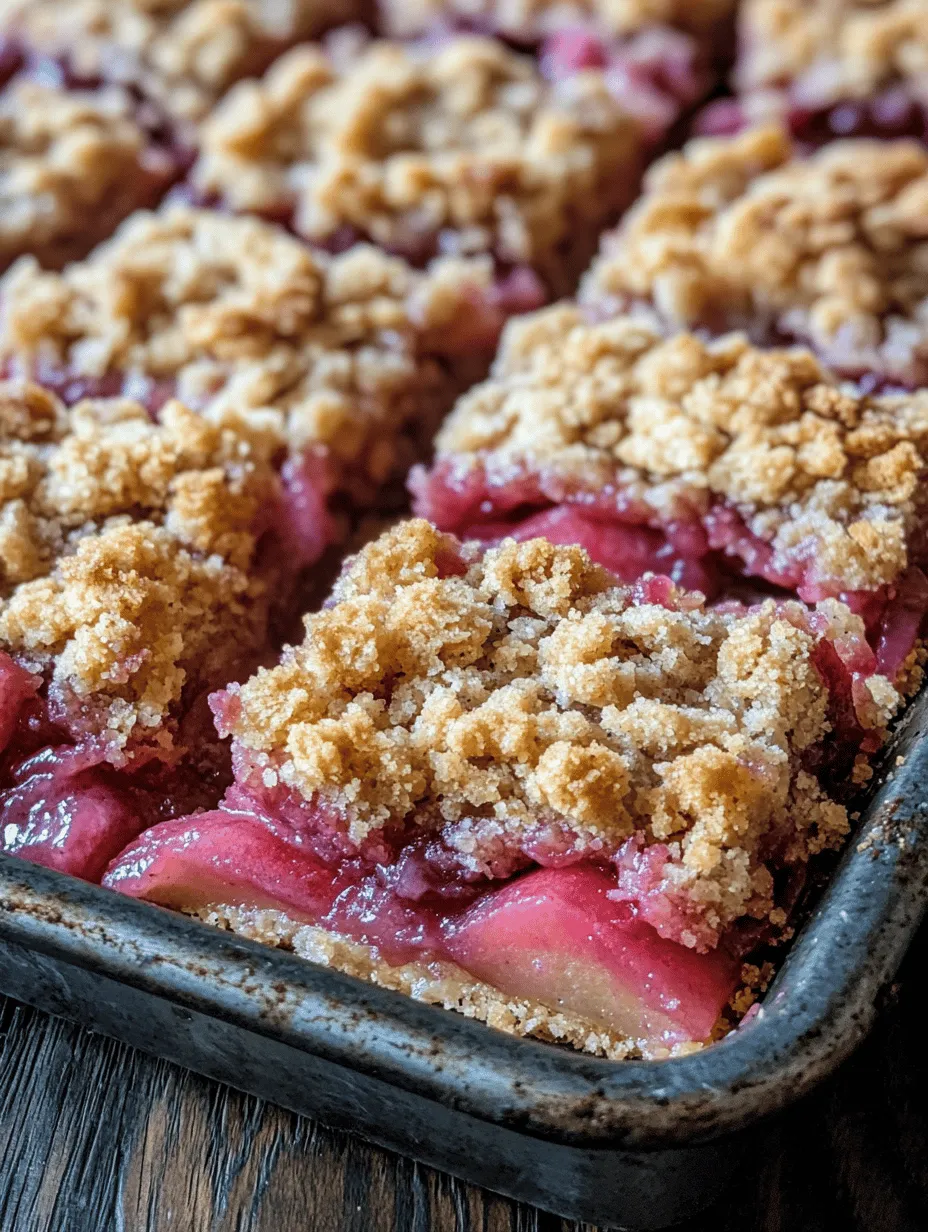 As the spring season rolls in, one of the most beloved seasonal ingredients takes center stage: rhubarb. This unique vegetable, often mistaken for a fruit, brings a vibrant tartness that makes it an ideal candidate for various desserts. Among the most delightful creations you can whip up with rhubarb are delicious crumble bars, which combine the tangy flavor of this vegetable with a sweet and buttery crumble topping. The balance of tartness and sweetness in rhubarb crumble bars is not only comforting but also embodies the essence of homemade desserts, offering a sense of satisfaction that comes from baking from scratch.