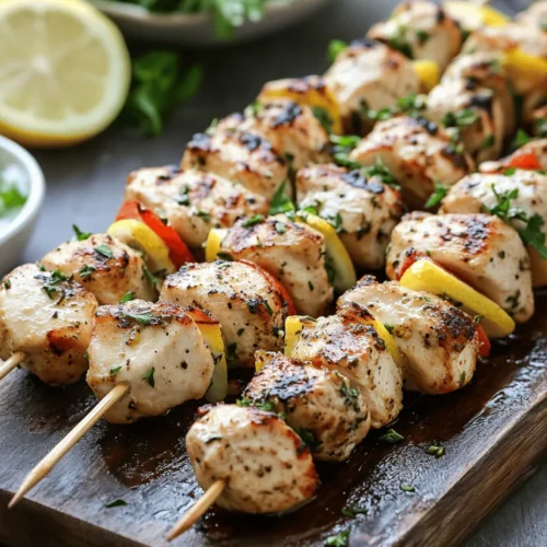 To craft the perfect grilled lemon herb chicken skewers, it's essential to understand the significance of each ingredient. Each component plays a vital role in creating a dish that is not only flavorful but also nutritious.